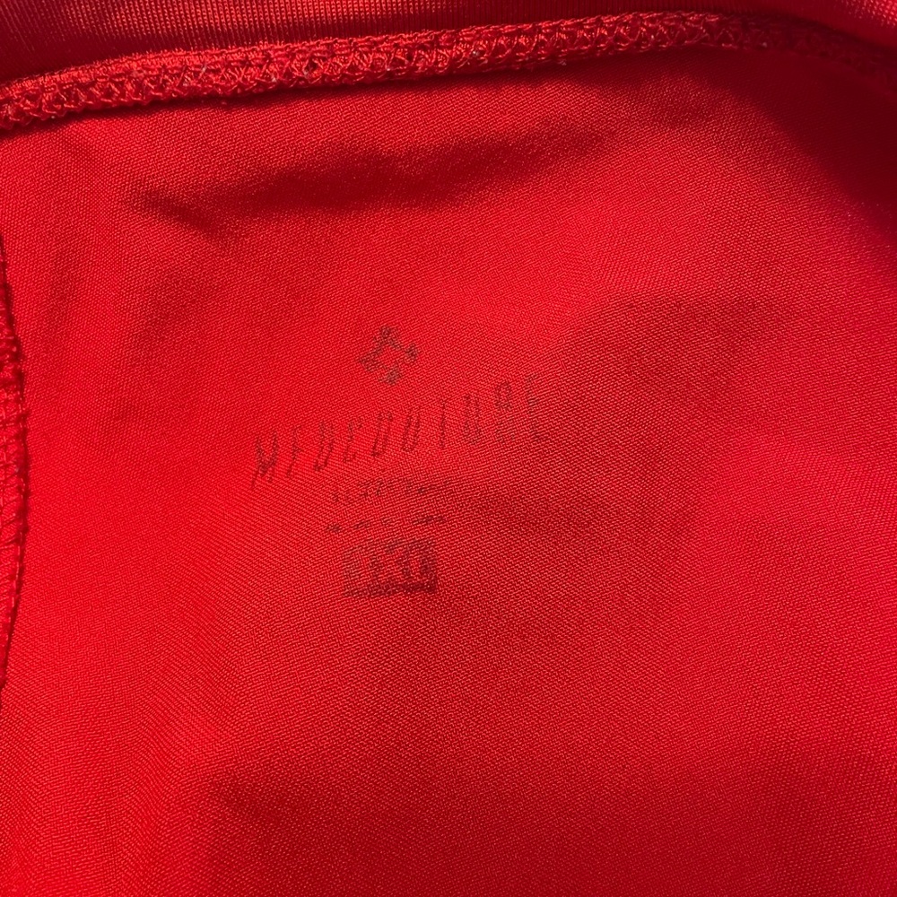 Red scrub pants